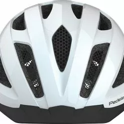 Abus Pedelec 1.1 Pearl White LED - Elcykel Hjelm