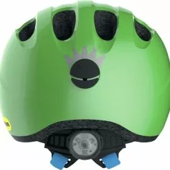Abus Smiley 2.1 Sparkling Green Mips LED Lys -Hjelm Salg abus smiley202.120mips sparkling 20green rear p