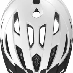 Abus Urban-I 3.0 Polar White Med LED Lys -Hjelm Salg abus urban i 3 0 polar white top p 1