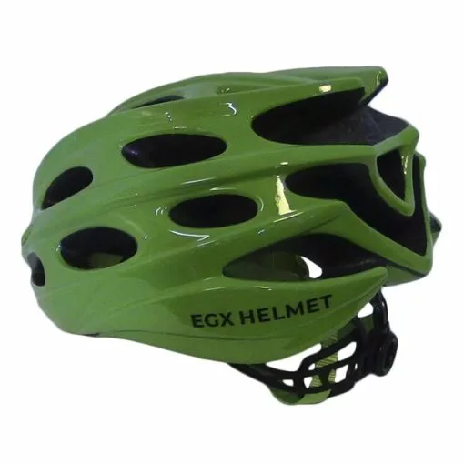 EGX Helmet City Road Shiny Green -Hjelm Salg egx helmet xstreme shiny green left side rear p