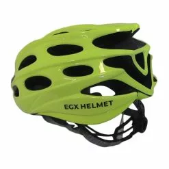 EGX Helmet City Road Shiny Hi Vis Yellow