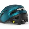Met Urbex Mips Teal Blue Metallic