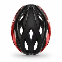 Met Idolo Black Red Metallic Glossy LED Lys -Hjelm Salg met idolo black red metallic glossy top p