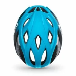 Met Idolo Cyan Black Glossy LED Lys -Hjelm Salg met idolo cyan black glossy top p