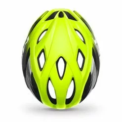 Met Idolo Safety Yellow Black Glossy LED Lys -Hjelm Salg met idolo fluo yellow black glossy top p