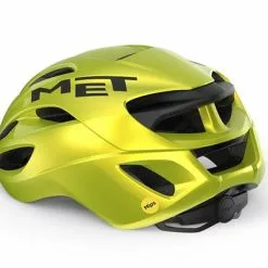 Met Rivale Mips Lime Yellow Metallic Glossy