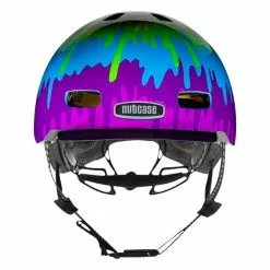 Nutcase Little Nutty Tie Dye Mips -Hjelm Salg nutcase little nutty mips visor tie die front p